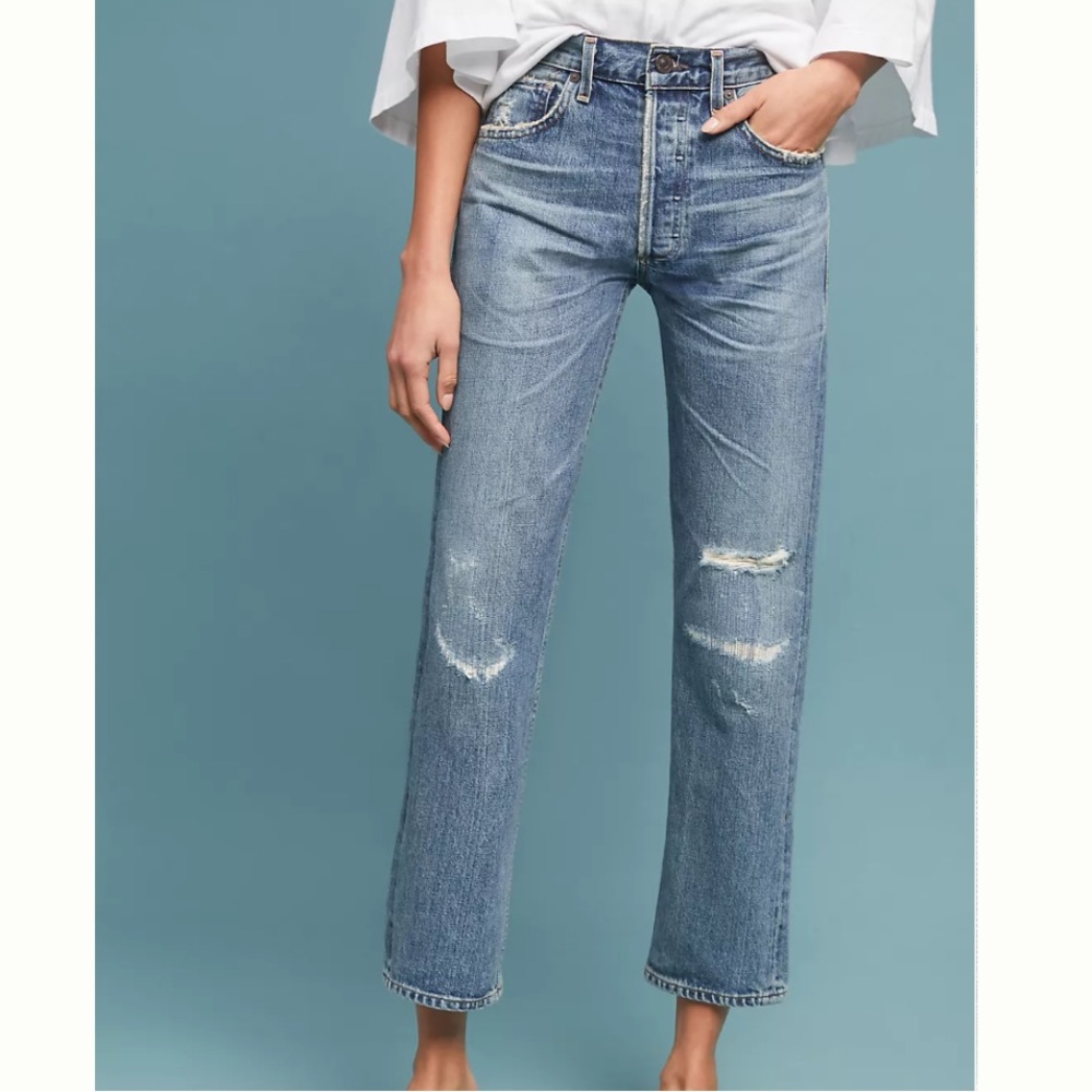 NWOT Citizens of Humanity Gia High-Rise Straight Jeans